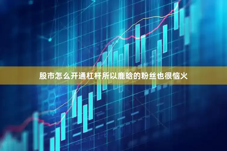 股市怎么开通杠杆所以鹿晗的粉丝也很恼火